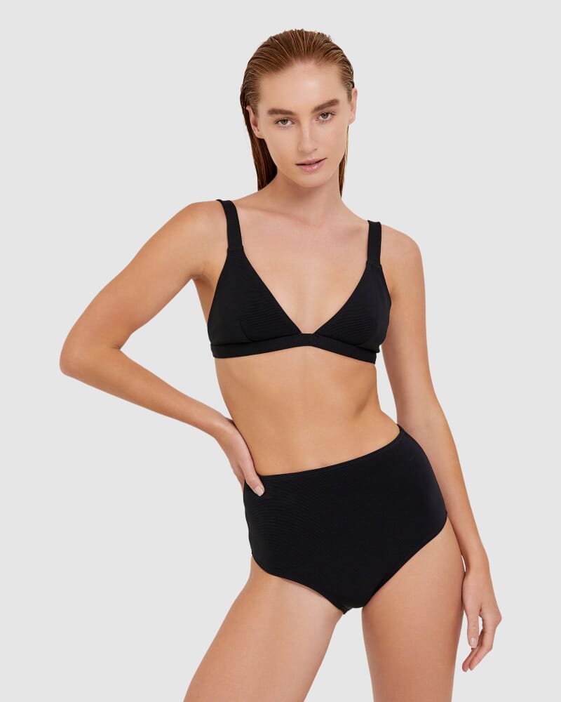 Koa Bikini Highwaist Pant in BLACK