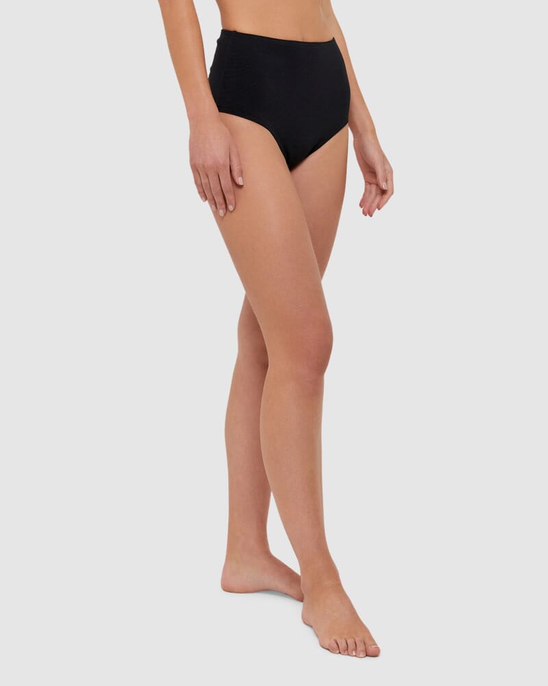 Koa Bikini Highwaist Pant in BLACK