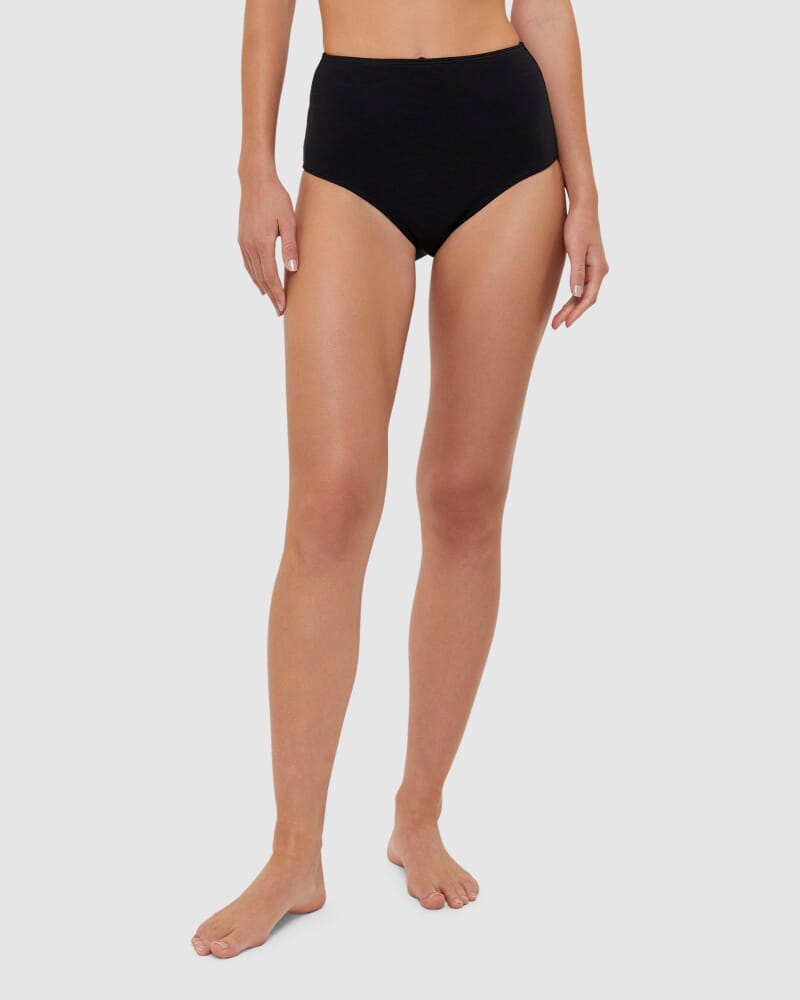 Koa Bikini Highwaist Pant in BLACK