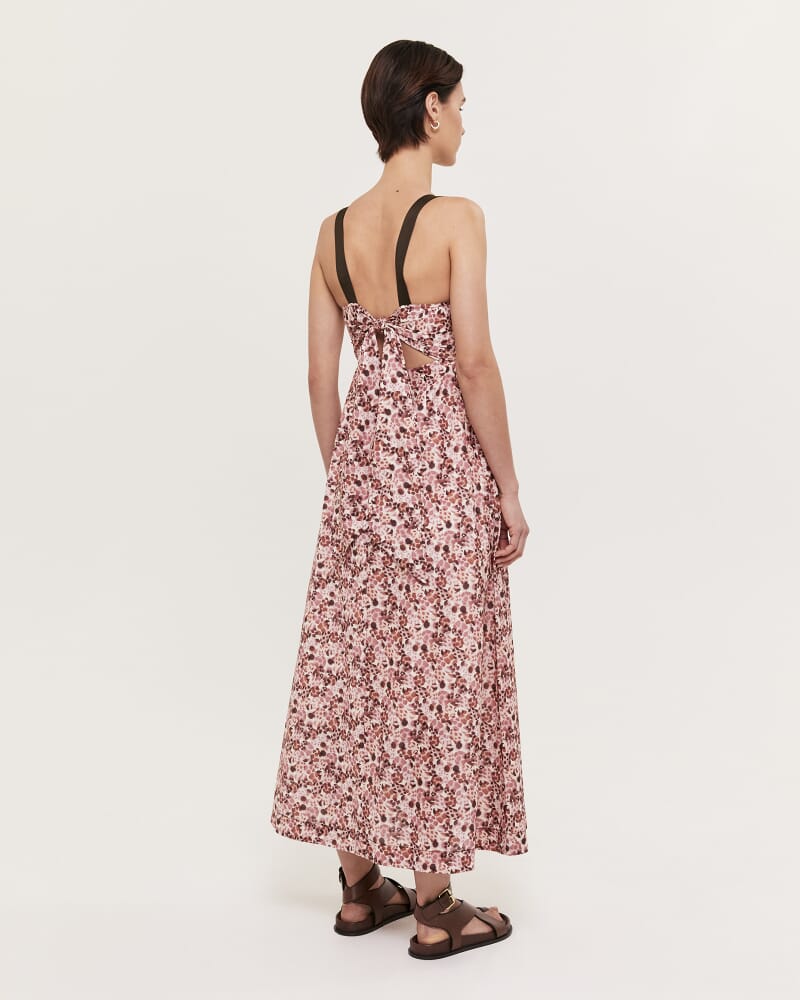 Pebble Panel Maxi Dress in MULTI