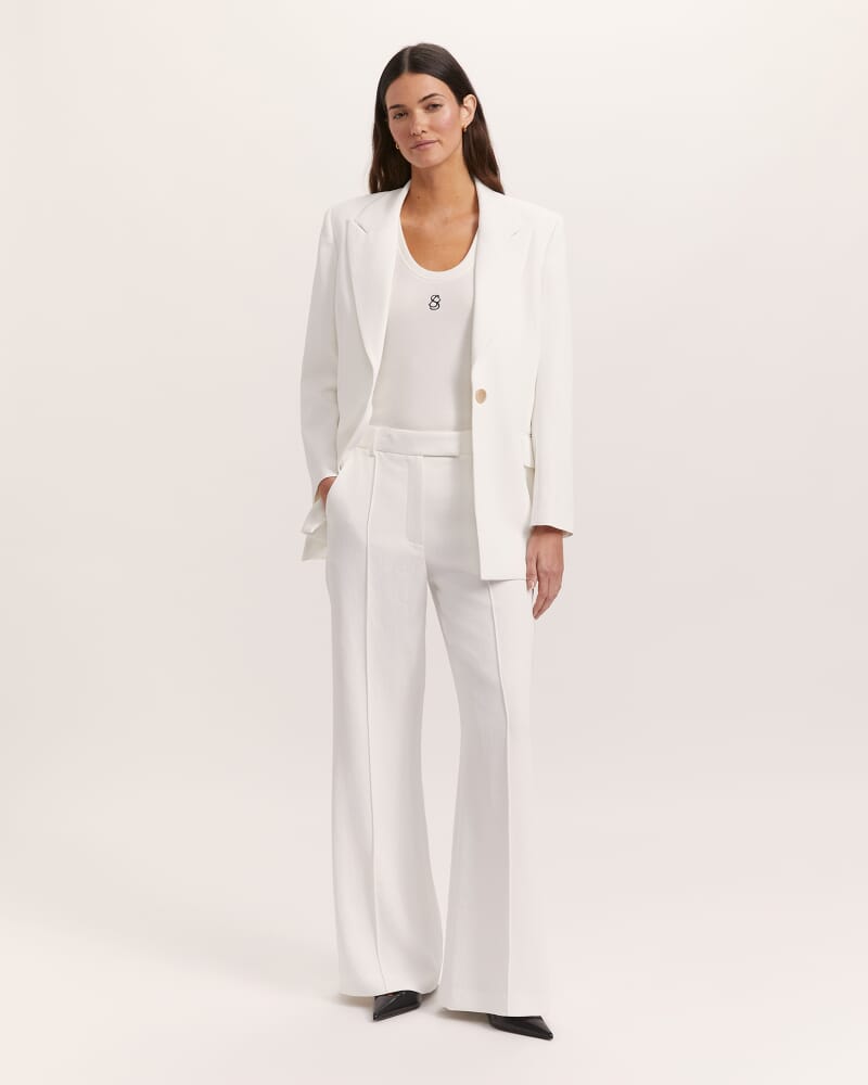 Dharma Longline Blazer in ALABASTER