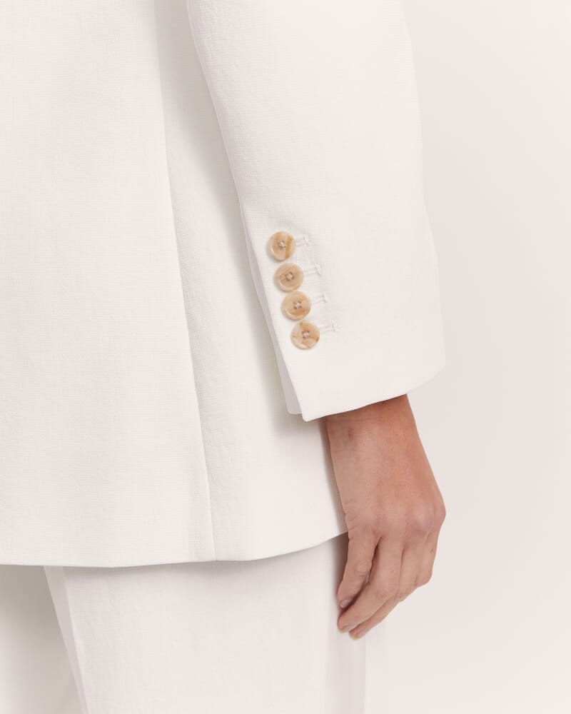 Dharma Longline Blazer in ALABASTER