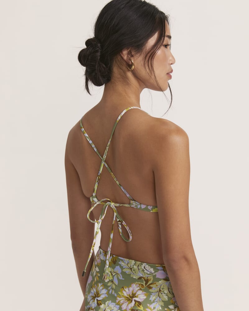 Bouquet Bikini Top in MULTI
