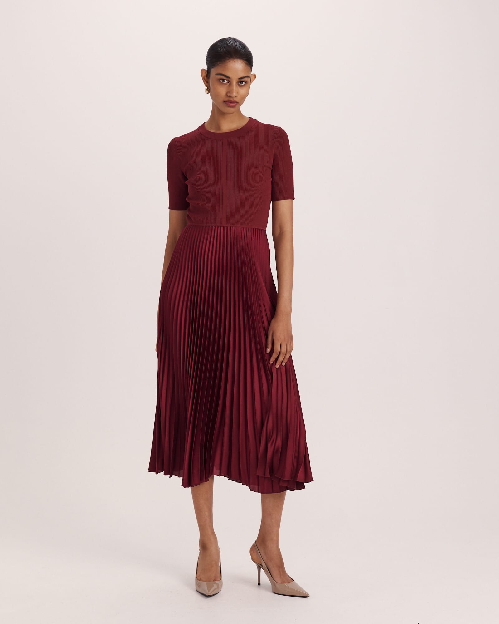 Vicky Mixed Media Dress