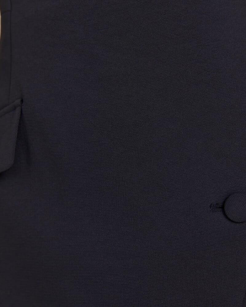 Dharma Button Mini Dress in BLACK