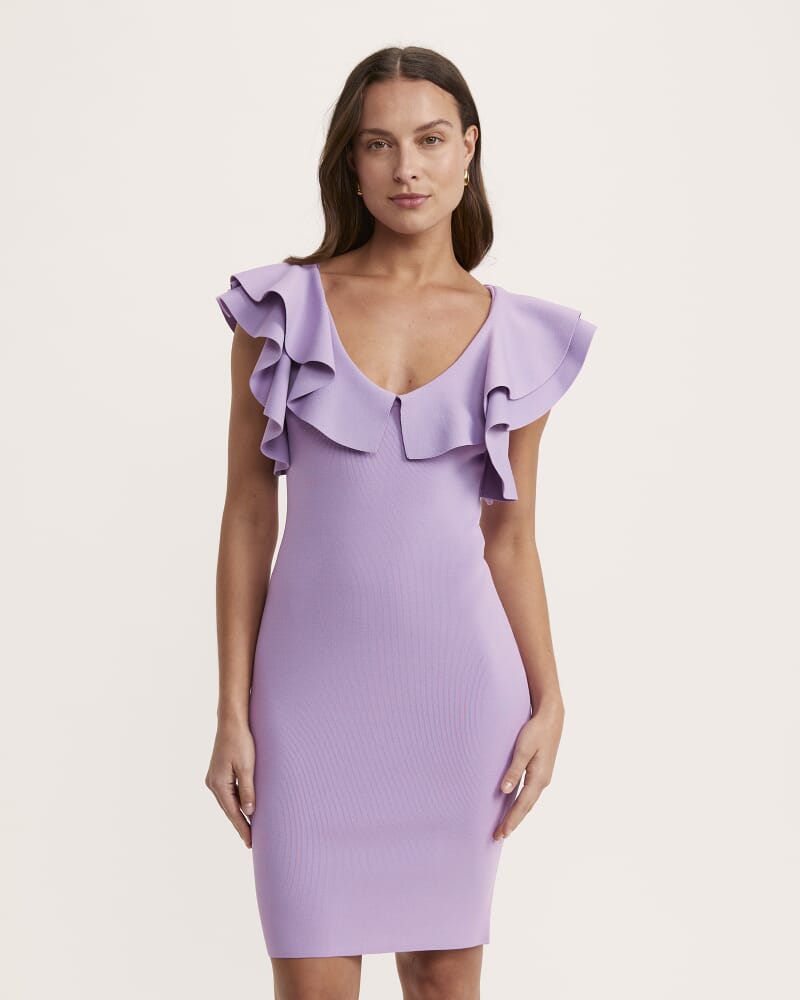 Mia Milano Knit Dress in VIOLET
