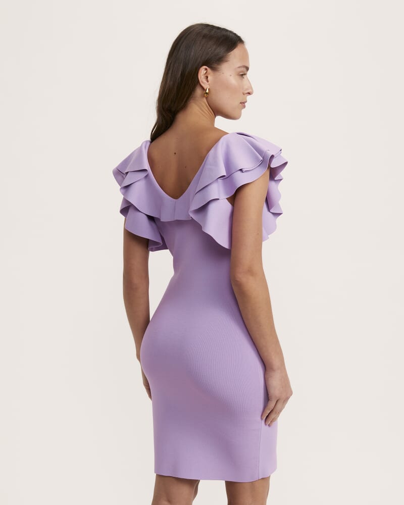 Mia Milano Knit Dress in VIOLET