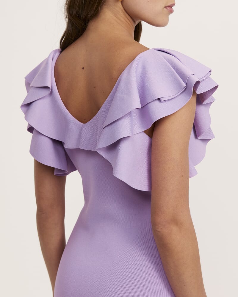 Mia Milano Knit Dress in VIOLET