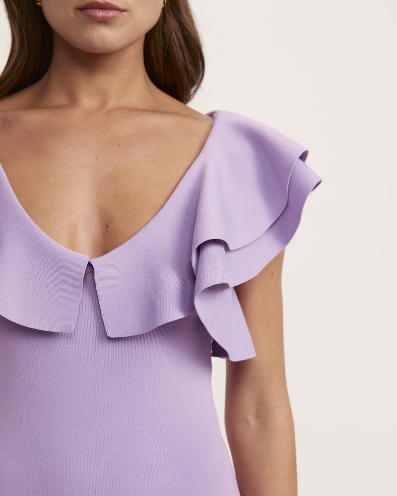 Mia Milano Knit Dress in VIOLET