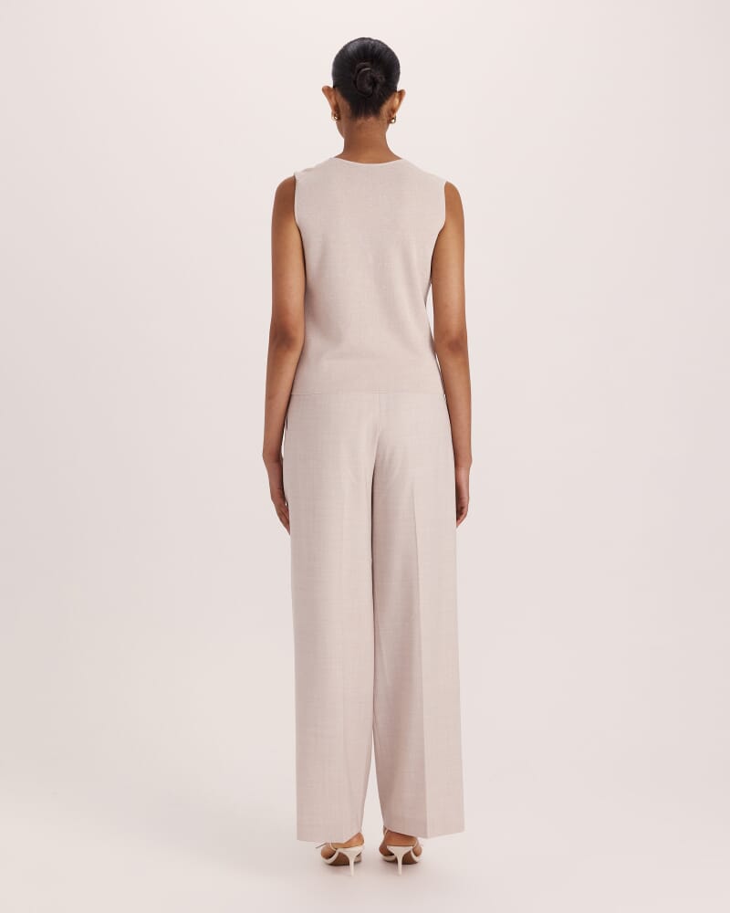 Sparkling Knit Vest in CHAMPAGNE