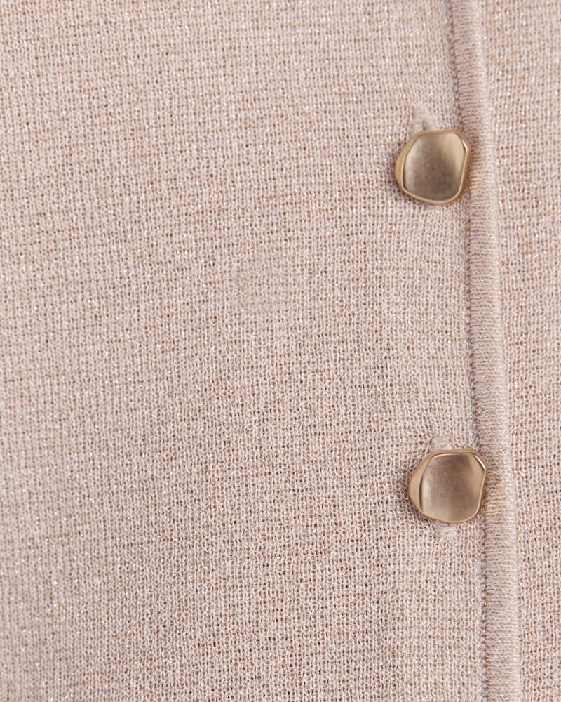 Sparkling Knit Vest in CHAMPAGNE