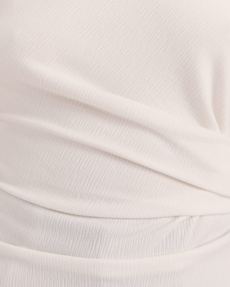 Xanthe Tuck Detail Top in WHITE