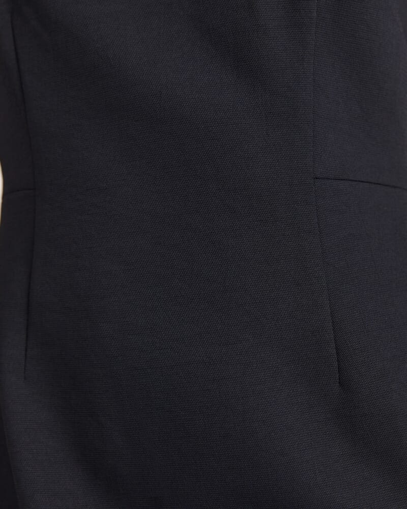 Dharma Fitted Mini Dress in BLACK