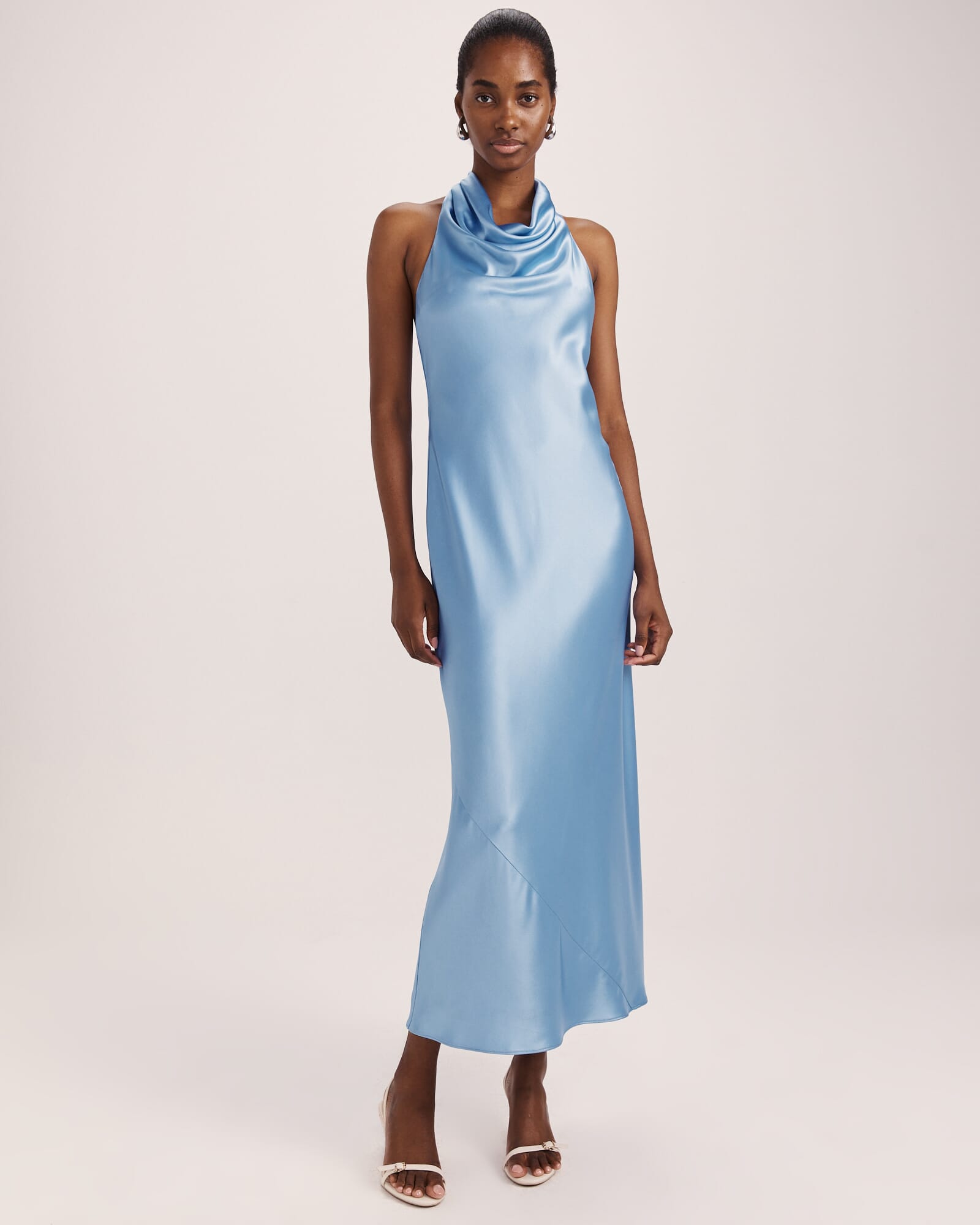 Sallee Maxi Halter Dress