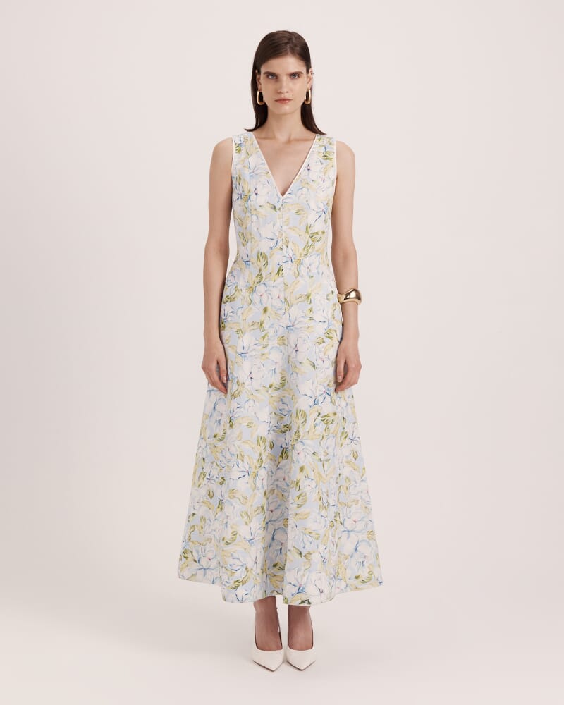 Florentine Midi Dress in MULTI