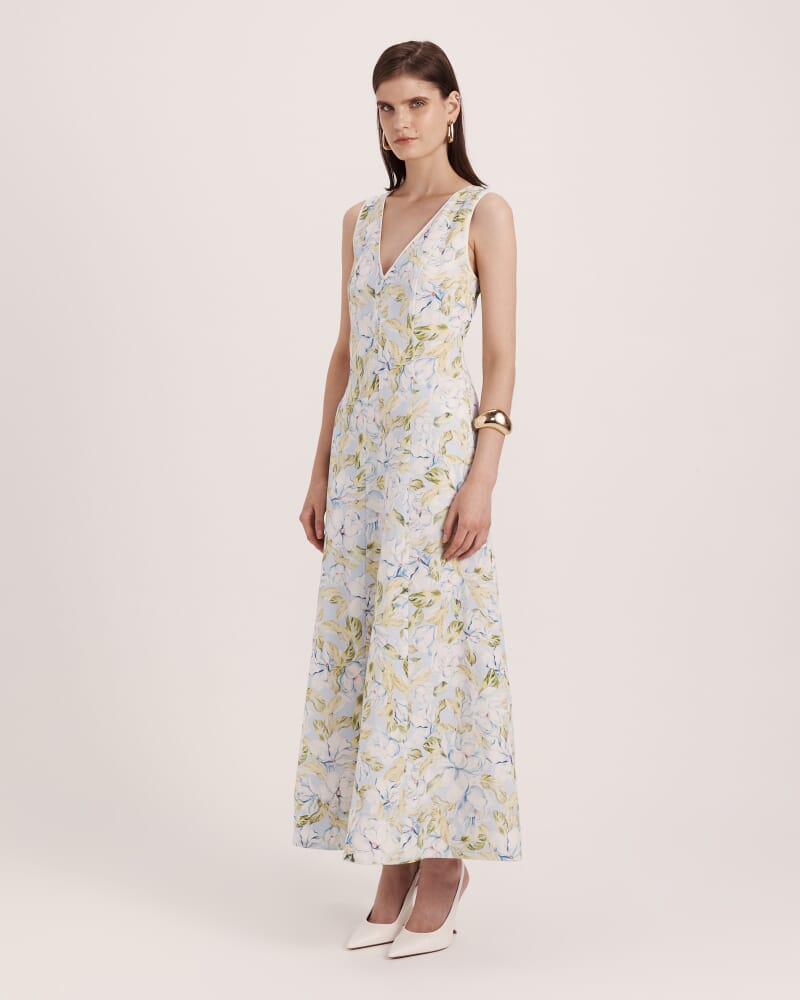 Florentine Midi Dress in MULTI