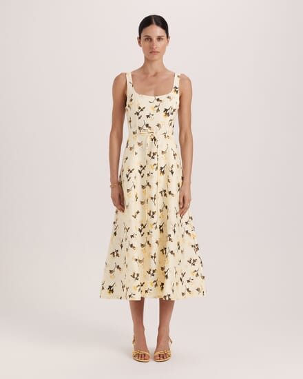 Chandelier Midi Dress in MULTI