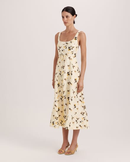 Chandelier Midi Dress in MULTI