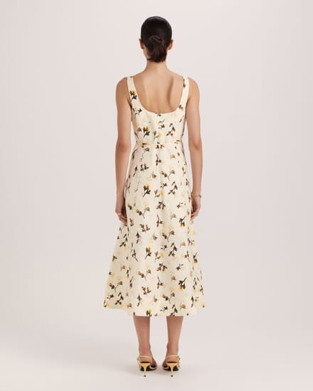 Chandelier Midi Dress in MULTI