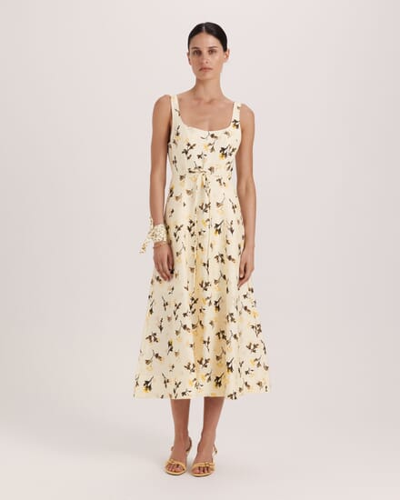 Chandelier Midi Dress in MULTI