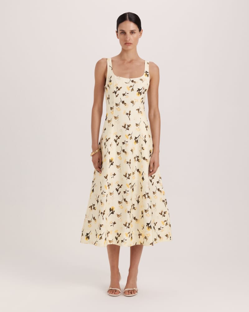 Chandelier Midi Dress in MULTI