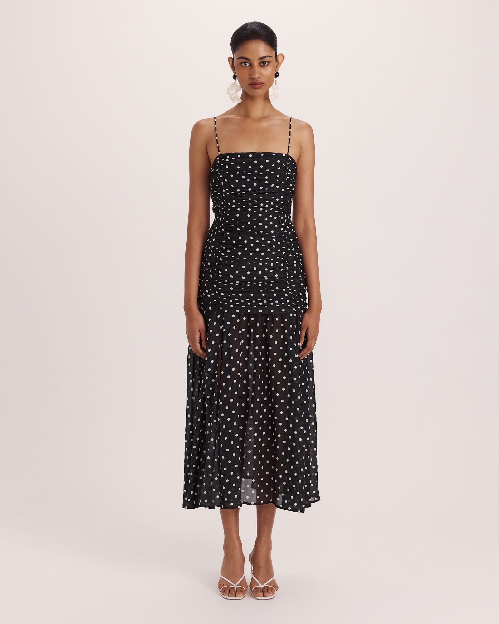 Tilda Rouched Midi Dress