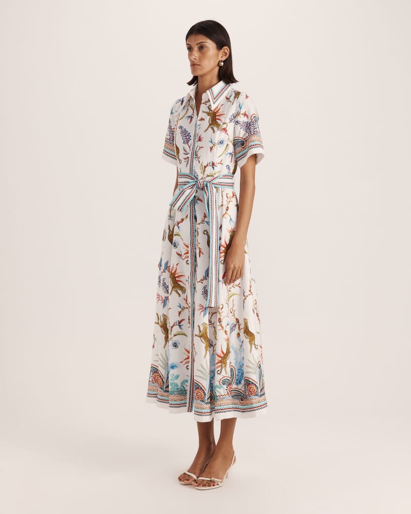 Riviera Midi Dress in MULTI