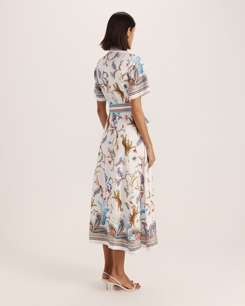 Riviera Midi Dress in MULTI