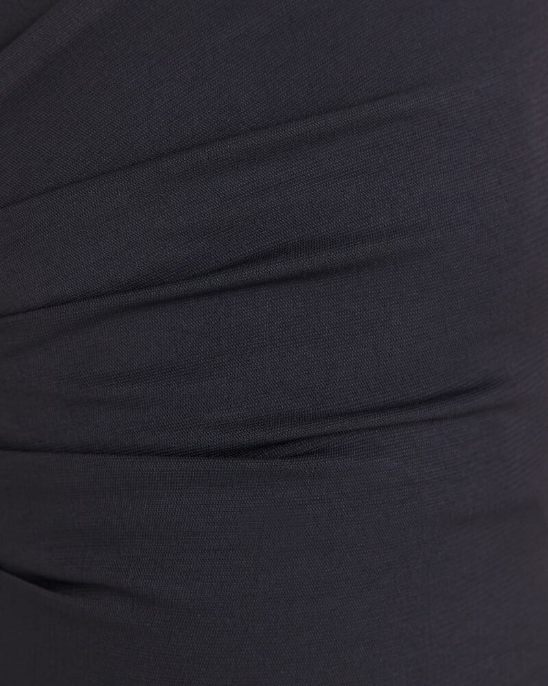 Dharma Column Dress in BLACK