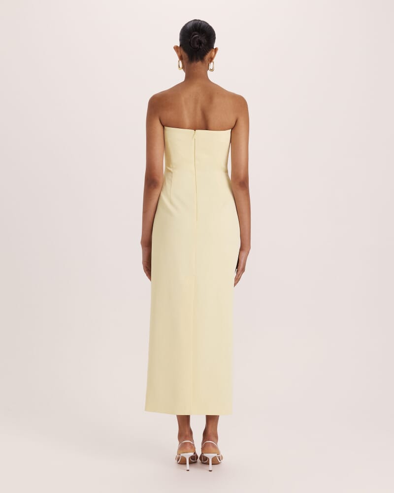 Dharma Column Dress in BUTTER