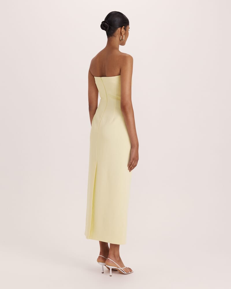 Dharma Column Dress in BUTTER