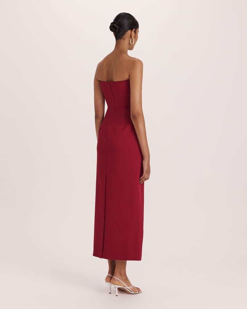 Dharma Column Dress in RASPBERRY