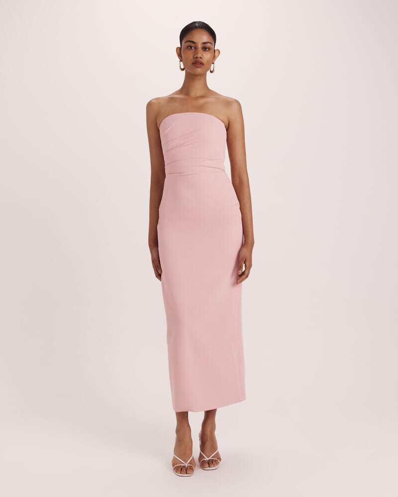 Dharma Column Dress in ROSE