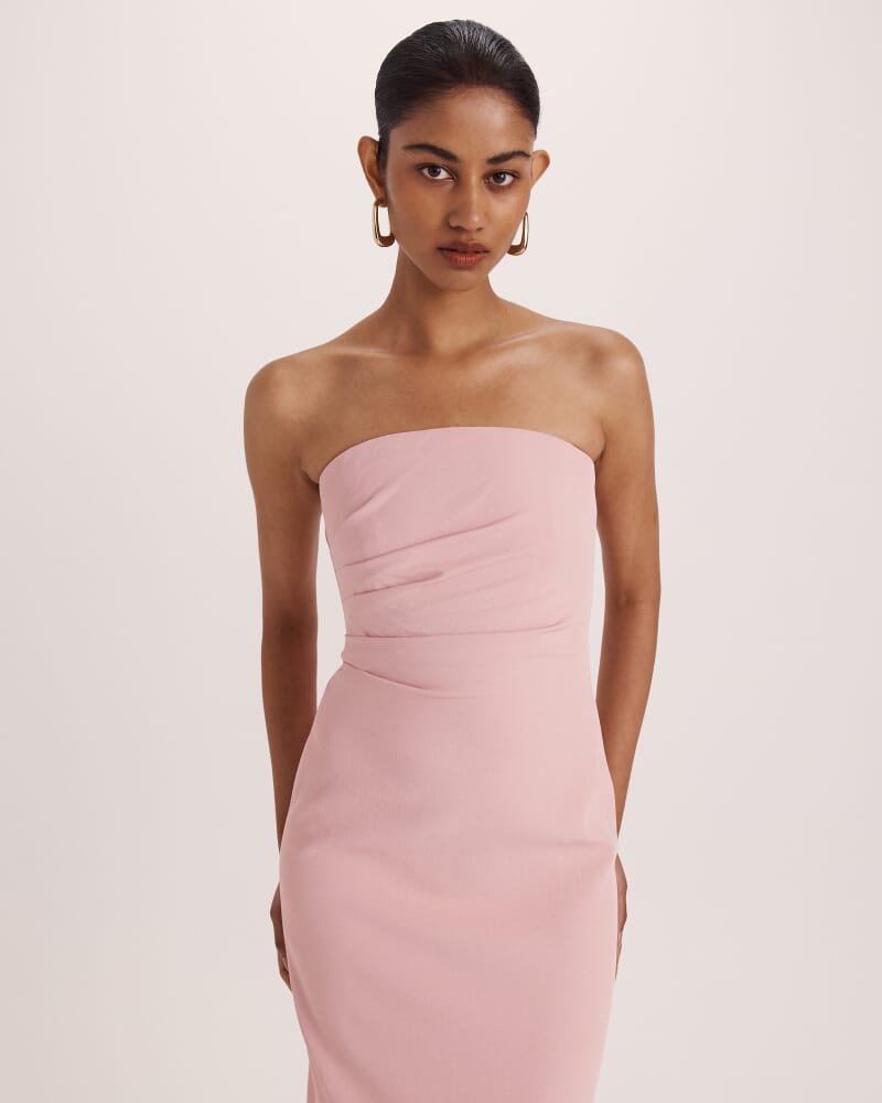 Dharma Column Dress in ROSE