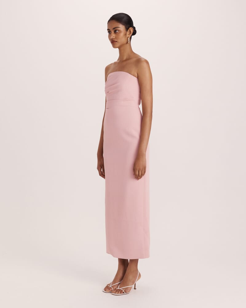 Dharma Column Dress in ROSE