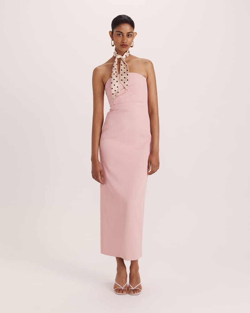Dharma Column Dress in ROSE