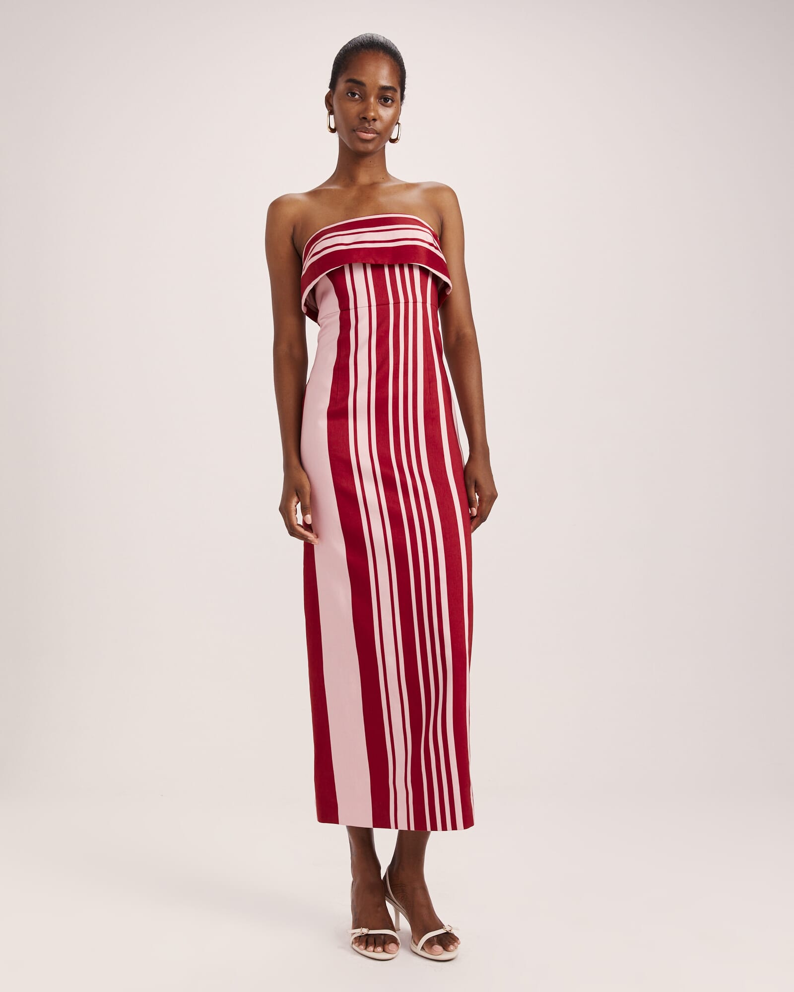 La Belle Stripe Column Dress