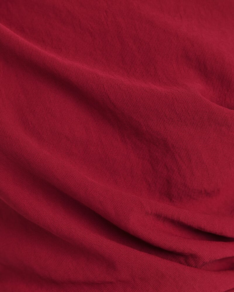 Dharma Off Shoulder Dress in RASPBERRY