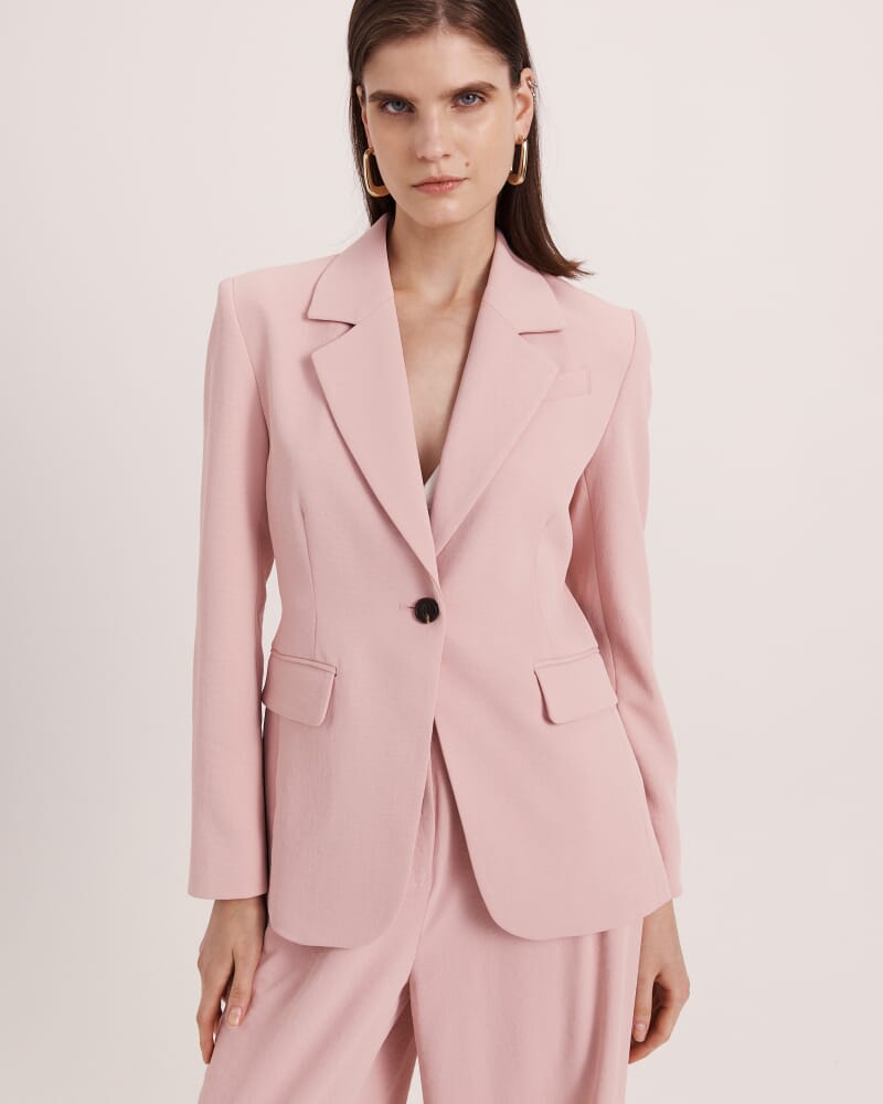 Dharma Fitted Blazer in ROSE