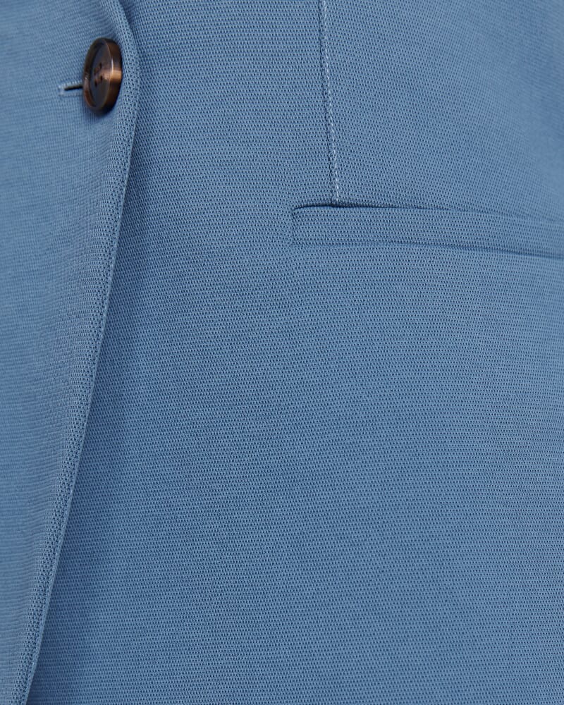 Dharma Longline Vest in BLUE STEEL