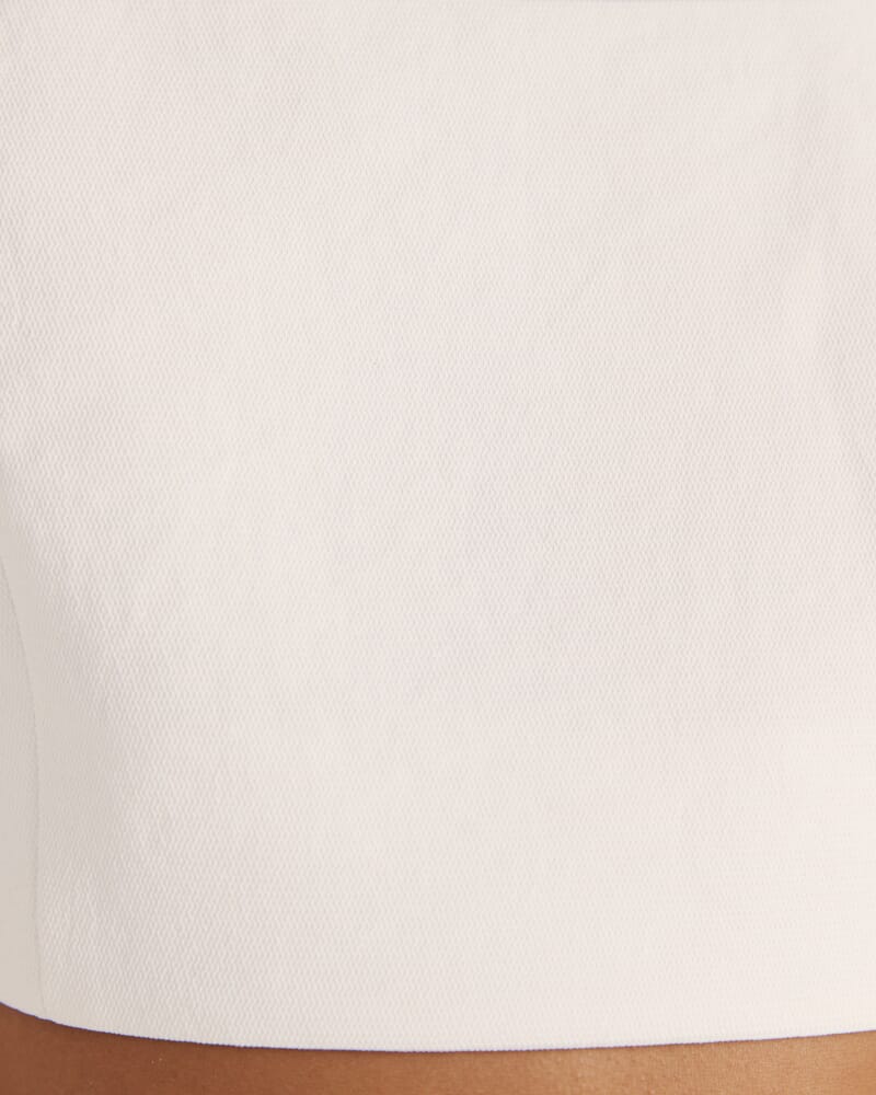 Dharma Cropped Bodice in ALABASTER