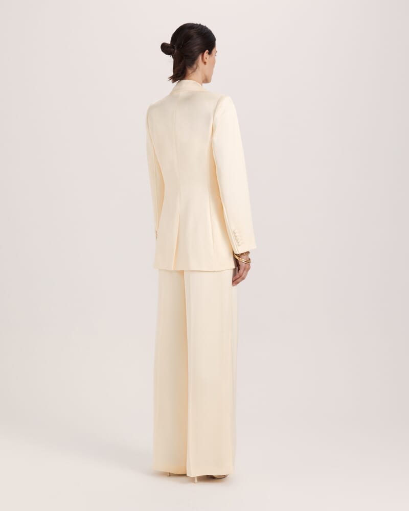 Nevine Contour Blazer in PALE LEMON