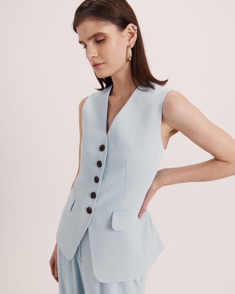 Dharma Longline Vest in SPEARMINT