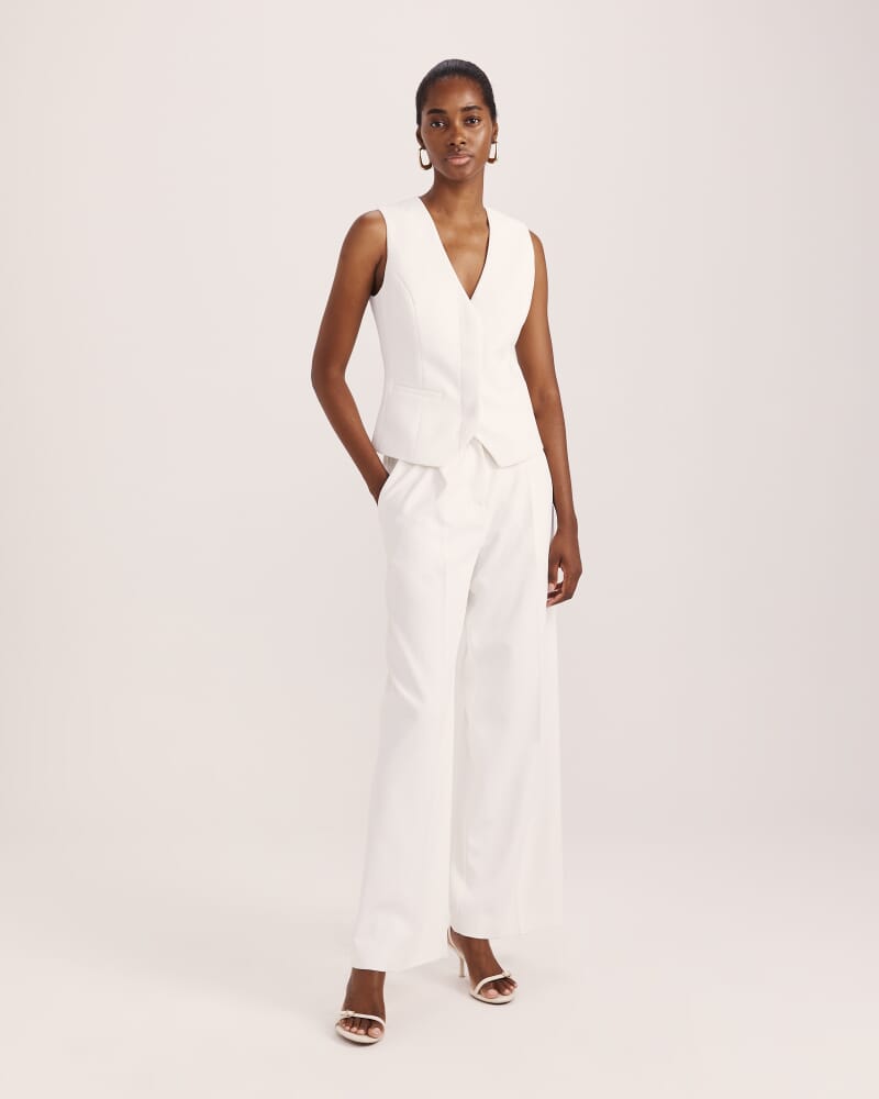 Dharma Concealed Vest in ALABASTER