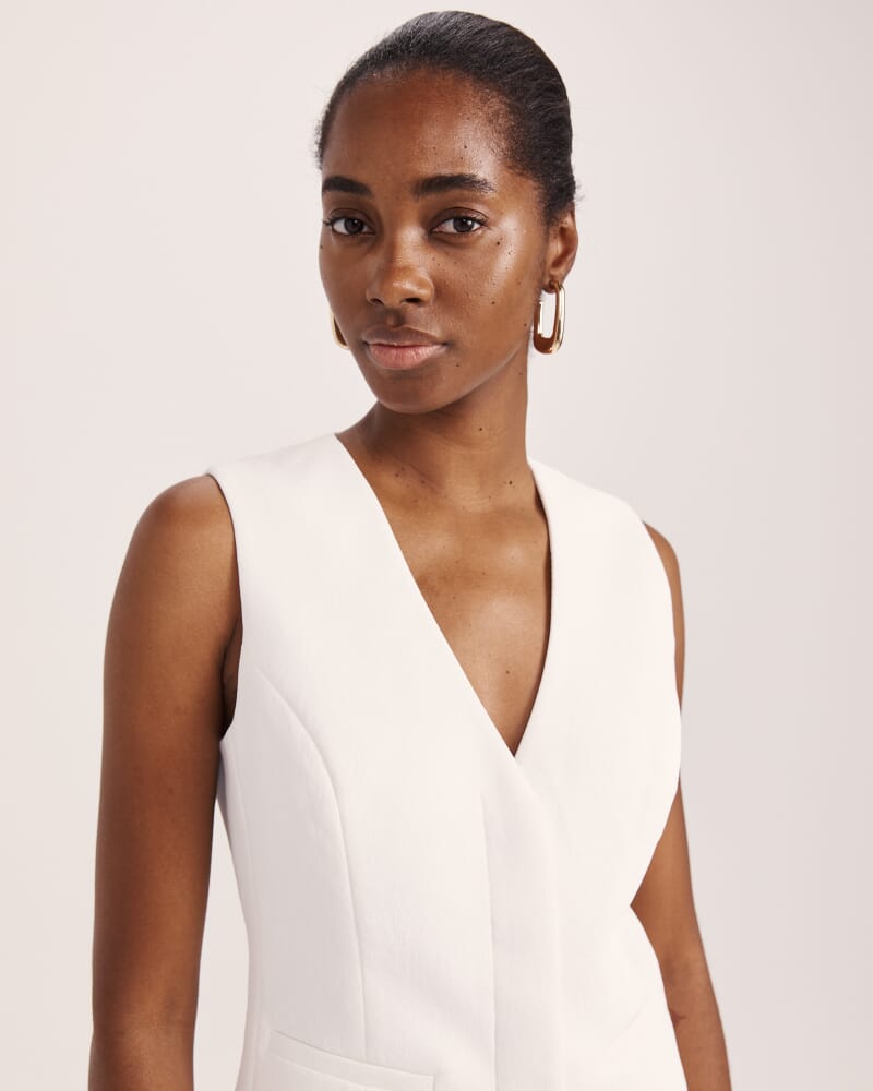 Dharma Concealed Vest in ALABASTER