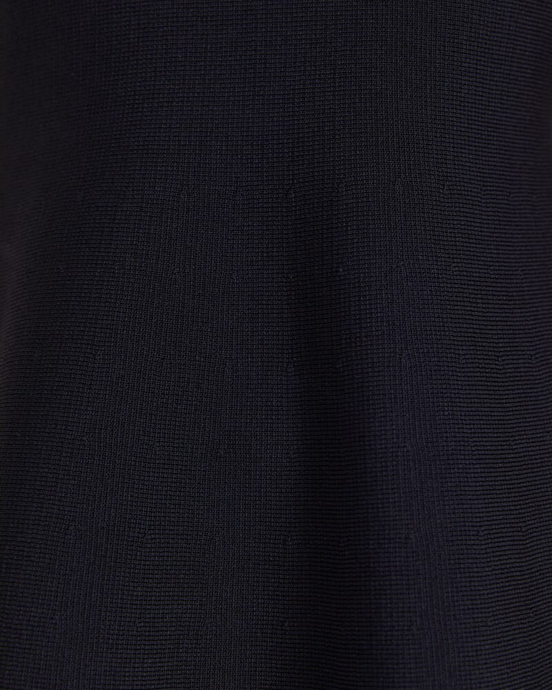 Mia Milano Peplum Top in BLACK