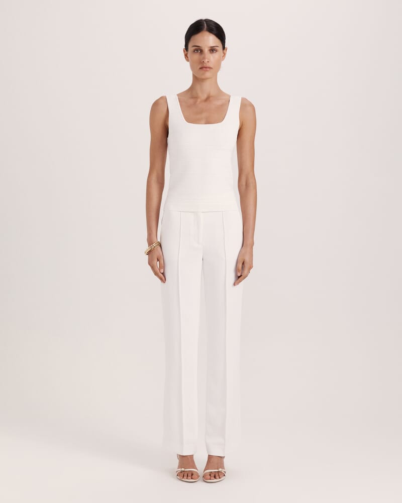 Vicky Milano Knit Tank in IVORY