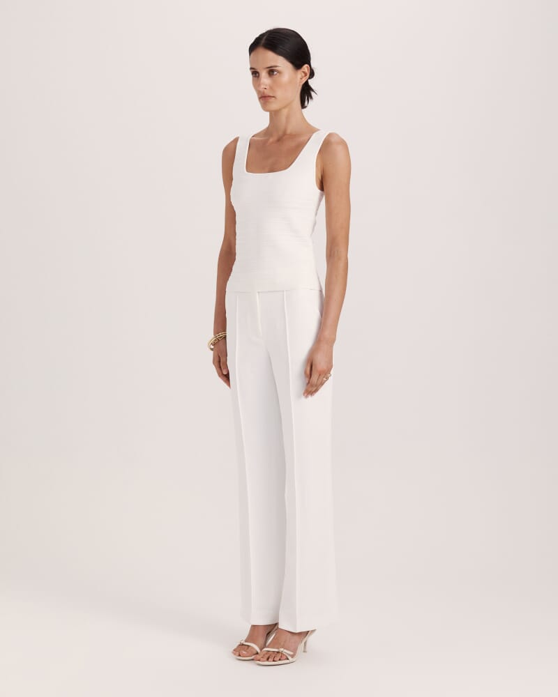 Vicky Milano Knit Tank in IVORY