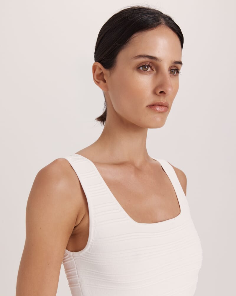 Vicky Milano Knit Tank in IVORY