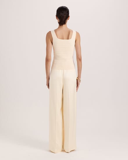 Vicky Milano Knit Tank in LEMON